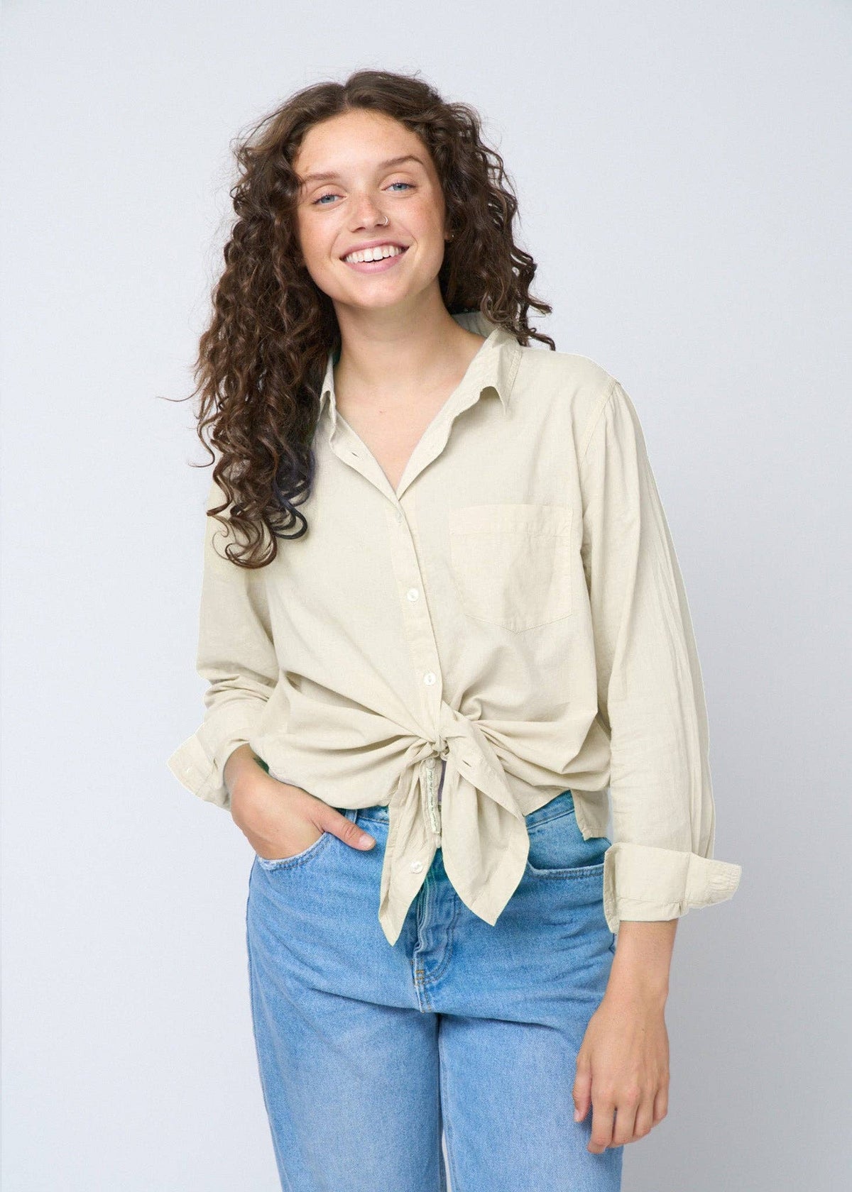 Good Boyfriend Shirt Ecru