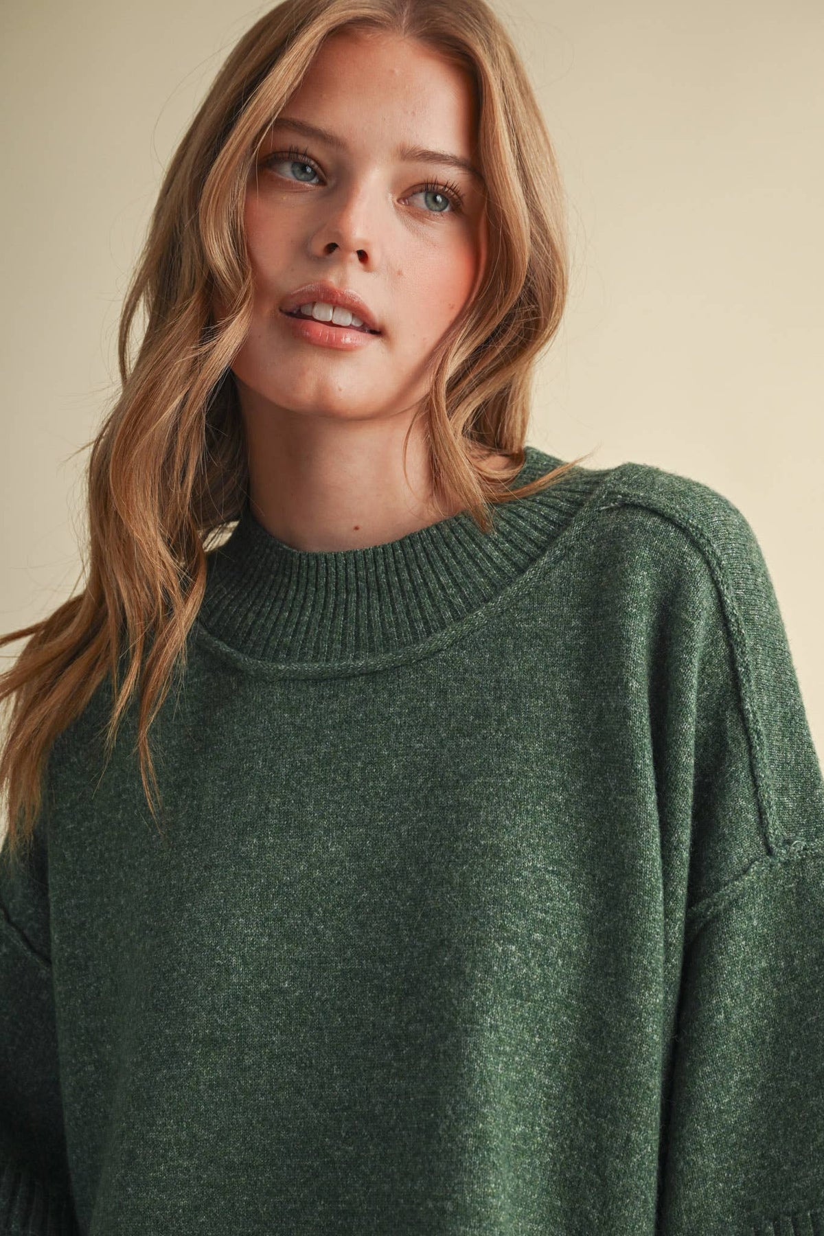 & Mercie Purple Sweater