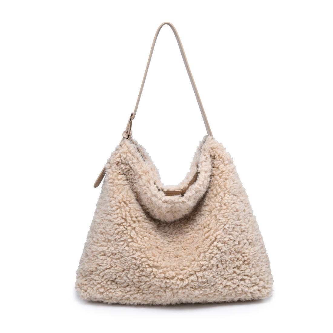 Neve Sherpa Tote | Burgundy