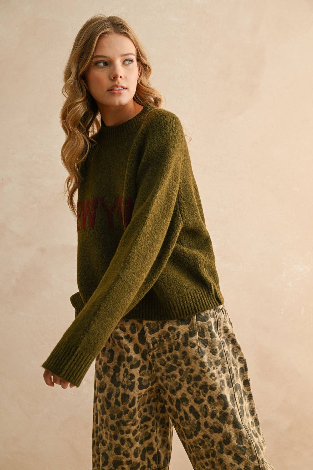 Cream Sweater New York