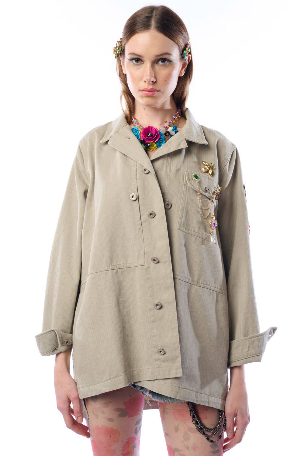Brooklyn Jacket: Faded Olive / M