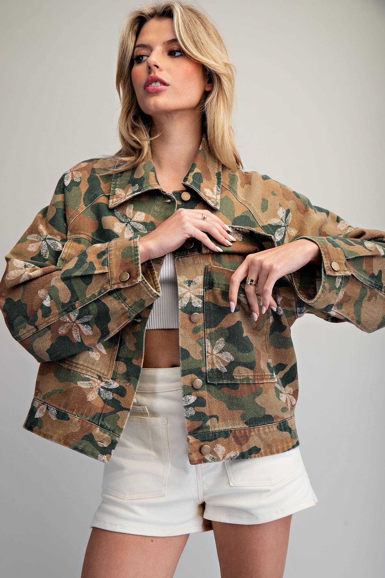 Floral Camo Jacket