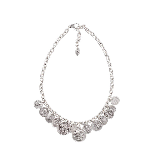 Handmade Coin Pewter Necklace