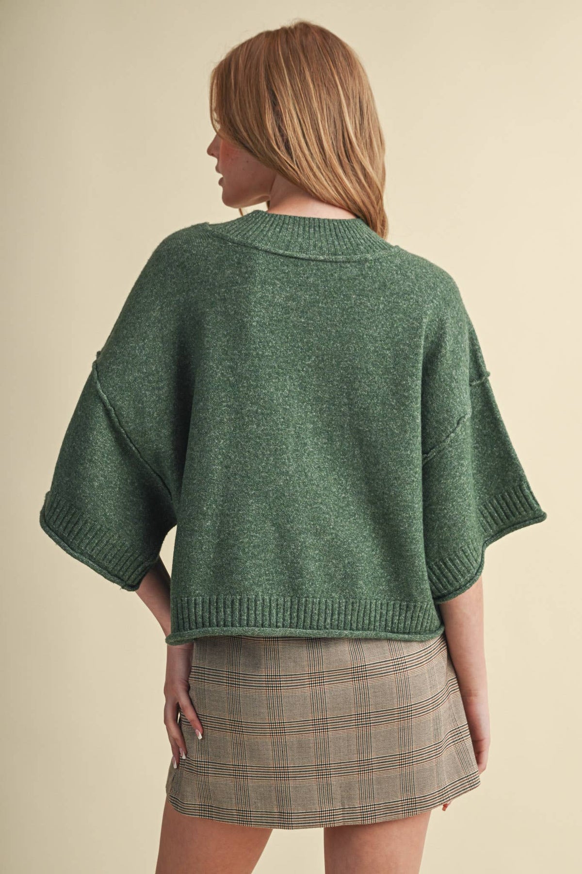 & Mercie Purple Sweater
