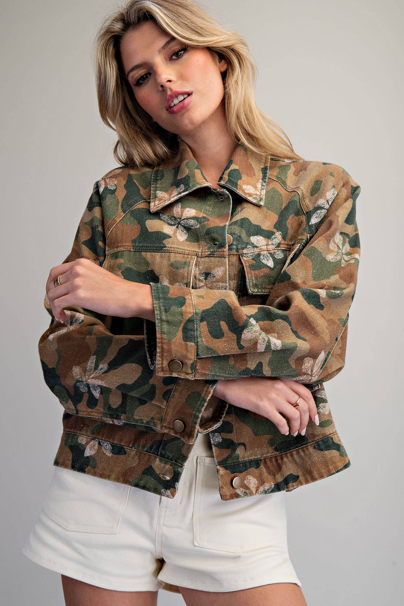 Floral Camo Jacket