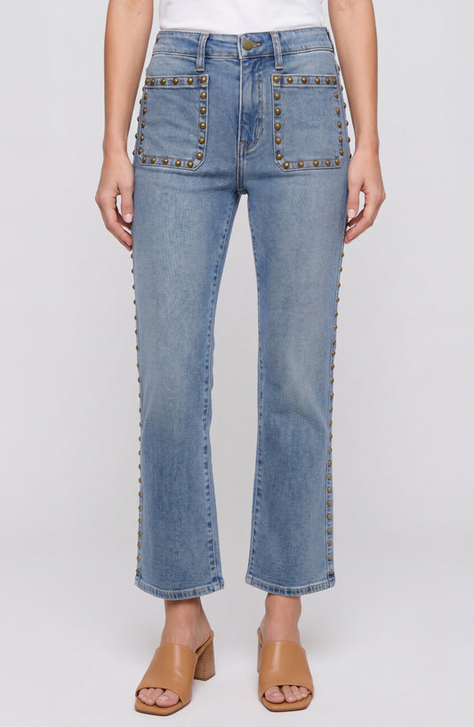 Hannah Flare Stud Jeans